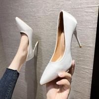 of new fund 2022 spring pointed high heel shoes han edition fine documentary female professional work