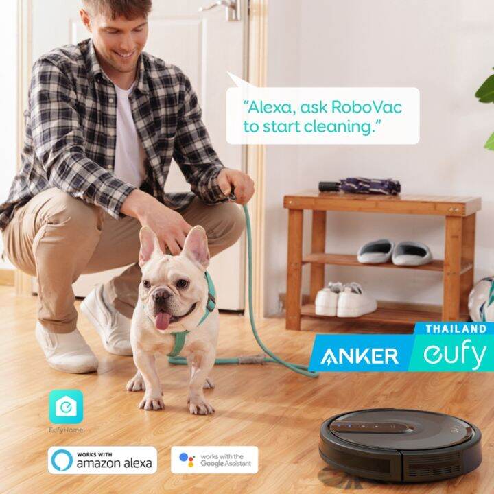 wowww-eufy-robovac-35c-หุ่นยนต์ดูดฝุ่นอัจฉริยะ-เชื่อมต่อผ่าน-wifi-โดย-app-ทำงานเงียบ-ทำความสะอาดพื้นแข็งถึงพรมขนาดกลาง-ak175-ราคาถูก-หุ่น-ยนต์-ดูด-ฝุ่น-เครื่อง-ดูด-ฝุ่น-อัจฉริยะ-robot-ดูด-ฝุ่น-อ