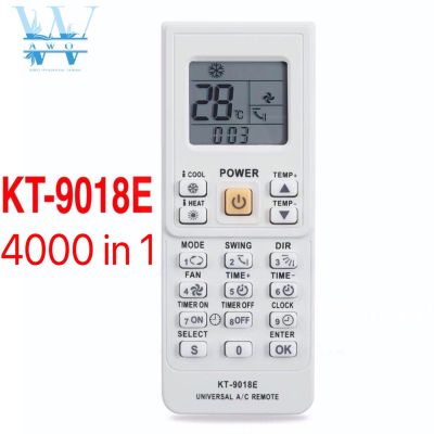 4000 in 1 Universal Air Conditioner Remote Control KT-9018E LCD AC