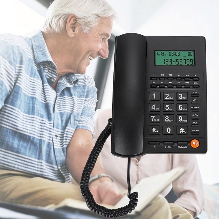 electron000-l019โทรศัพท์บ้าน-โทรศัพท์มีสาย-โทรศัพท์สำนักงาน-โทรศัพท์ตั้งโต๊ะ-โทรศัพท์ตั้งโต๊ะ-id-สําหรับโฮมออฟฟิศร้านอาหารสีดํา