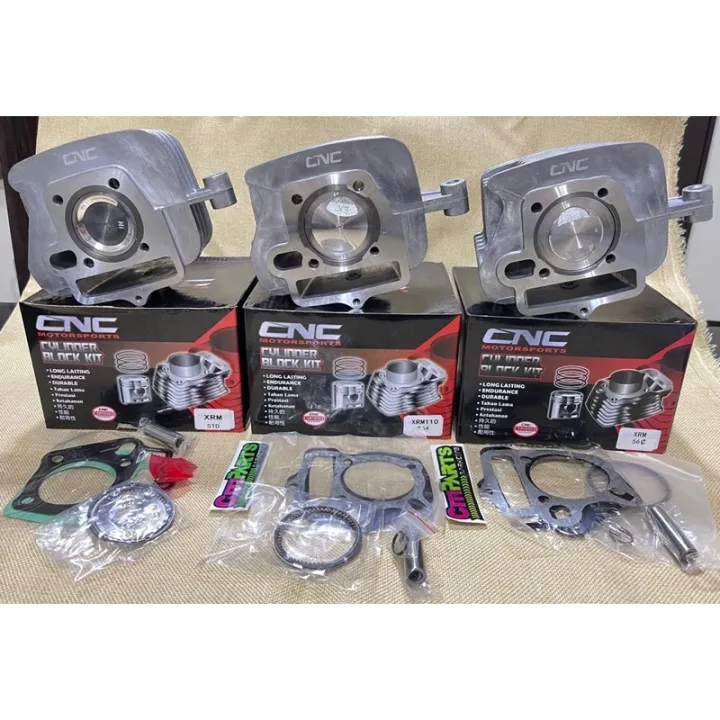 CNC CYLINDER BLOCK SET XRM110 54mm 56mm standard XRM 110 borekit