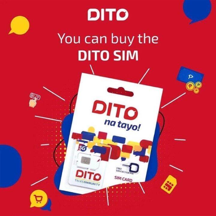 DITO Simcard with Php 99.00 7GB HIGH SPEED DATA | Lazada PH