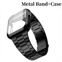 （Bar watchband）สายรัดกรณี ForWatch 7 45มม. 41มม. MetalIntegrated สายรัดข้อมือ For6 5 4 344มม. 42มม. 40มม. 38มม. กรณี