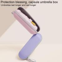 【cw】Mini Umbrella Rain Women Lightweight Umbrella For-folding 6-bone Umbrella Durable Easily Bag With Small Storage Por Y2w3 【hot】