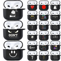 พร้อมส่ง! TPU case for Airpods 3 เคสซิลิโคนแอร์พอต3rd generation, เคสหูฟังลายการ์ตูนสีดำสำหรับ Airpods Gen3