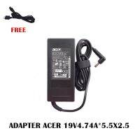 PRO+++ โปรโมชั่น ADAPTER ACER 19V4.74A*5.5x2.5 / สายชาร์จโน๊ตบุ๊คเอเซอร์ + แถมสายไฟ มีบริการจัดส่ง อะ แด ป เตอร์ อะแดปเตอร์ รถยนต์