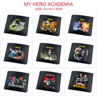 My Hero Academia กระเป๋าสตางค์เสื้อยืดกระเป๋าเงินใส่เหรียญทรงสั้น,กระเป๋าสตางค์มีซิปพิมพ์ลายการ์ตูนคลิปเงิน0000กระเป๋าสตางค์ใส่นามบัตรใส่เหรียญได้เด็กหญิงเด็กชายผู้ชายผู้หญิงเด็ก