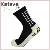 [Kateva] COD ถุงเท้าฟุตบอลสไตล์ใหม่รอบซิลิโคนดูดถ้วย Grip Anti SLIP Soccer SOCKS