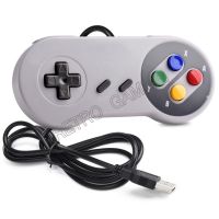 จอยสติ๊กจอยแพดแผ่นเกมส์ไร้สาย2.4Ghz สำหรับ Snes Super Nintendo Classic Mini Console อุปกรณ์เสริมระยะไกล