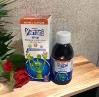 ကလေးဗီတာမင် လိမ္မော်အရသာ ရည် Martians Syrup Multivitamin Syrup Orange Flavour วิตามินรวม สำหรับเด็ก 150ml vitamin ZN V C D*770101