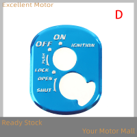 Excellent Electric IGNITION LOCK สติกเกอร์โลหะสำหรับ Honda Wuyang ฝัน Jia Yu Modified Car