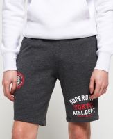 SUPERDRY TRACK &amp; FIELD LITE SHORT - กางเกงขาสั้น สำหรับผู้ชาย สี Charcoal Heather Grit