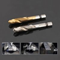 4341 Metric Tap Die Drill Bit Set 1/4 Hex Shank Screw Thread Taps Woodworker Tool Hole Cut High Speed Steel Spiral HSS Tapping