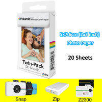 20แผ่น/50แผ่น Polaroid Instax 2x3-inch Premium Zink ฟิล์มรูปถ่ายสำหรับ Snap Touch Z2300สังคม Instant เครื่องพิมพ์ภาพ