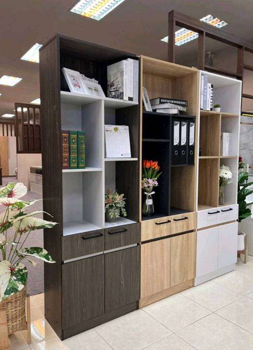 ชั้นเอนกประสงค์-60ซม-ผิว-pu-จัดเก็บของใด้หลากหลายตามสไตล์คุณ-ดีไซน์สีทูโทนมือจับสไตล์โมเดิร์น-แข็งแรง