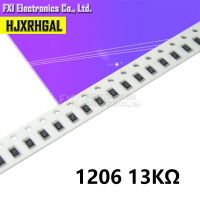 100ชิ้นตัวต้านทานชิป13K โอห์มตัวต้านทาน Smd 1206 0.25W 1/4W 133