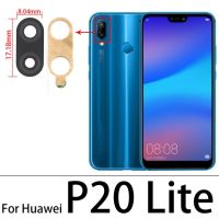 【♘COD Free Cas♘】 SRFG SHOP 2ชิ้นเลนส์กล้องถ่ายรูปสำหรับ Huawei P20 Pro Lite/P30 Pro Lite 24mp 48mp/ P40 Lite E 5G Pro เลนส์กระจกกล้องด้านหลังที่มีกาว