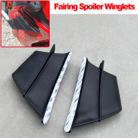 สีดำรถจักรยานยนต์ Winglet อากาศพลศาสตร์ปีกชุดสปอยเลอร์สำหรับ GSX-R600 GSX-R750 GSX1300R hayabus A GSXR1000 RS Jog Joe GP 2022ใหม่