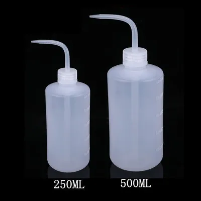 ขวดบีบน้ำยาฆ่าเชื้อ กรีนโซป หรือน้ำยาต่างๆขนาด 250 ML สีขาว Tattoo Soap Bottle 250 ML