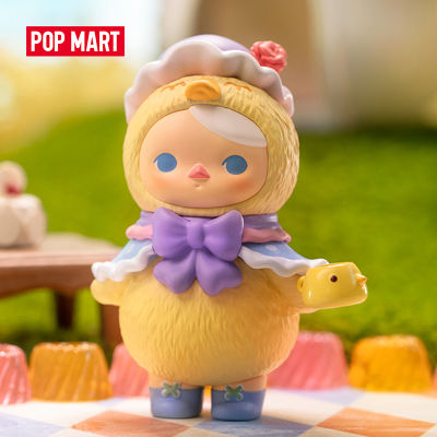 POP MART PUCKY สัตว์ TEA PARTY SERIES Blind 1PC12PC สะสมน่ารัก Action Kawaii ของเล่นตัวเลข Mystery