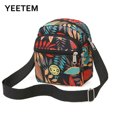 Canvas Diagonal Womens Shoulder Bags Womens Mobile Phone Crossbody Bags New Floral Cloth Bags Direct Batch Leisure Bags