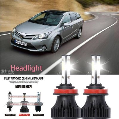 หลอดไฟหน้ารถยนต์ LED LAI 40w 6000k สีขาว สําหรับ Toyota Avensis T27 2015.05-2018