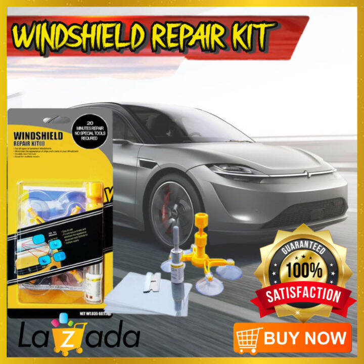 Car Kit Glass Windscreen Windshield Repair Tool Glass Crack Repair Kit