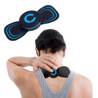 ZZOOI Portable Multifunctional Massage Mat Cervical Spine Mini Electric Massager Mini Back and Shoulder Neck Body Massager Instrument