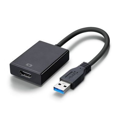 【ยืดหยุ่น】อะแดปเตอร์ที่รองรับ Super Speed USB 3.0เป็น HDMI สายแปลงวิดีโอเสียงความละเอียดสูงสำหรับ HDTV HD 1080P