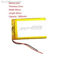 3.7v 1800mah 504060 Polymer Lithium Ion Li-Ion Battery For Gps Mp3 Mp4 Mp5 Model Toy Mobile Bluetooth [ Hot sell ] ougd35