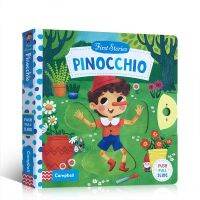 Pinocchio เด็ก Bab กระดาษแข็งกลไกการทำงานกิจกรรมอ่านหนังสือคลาสสิกหนังสือเทพนิยายก่อนกำลังไปเตียงกิจกรรมสำหรับเด็กและพ่อแม่ระหว่าง2-6ปี