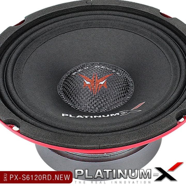 platinum-x-reddevil-ลำโพงเสียงกลาง-โดมลายเคฟล่า-6-5นิ้ว-แม่เหล็ก100mm-1คู่-6120-ดอกลำโพง-ลำโพงติดรถยนต์-เสียงกลาง-ลำโพงรถยนต์-เครื่องเสียงรถยนต-ขายดี