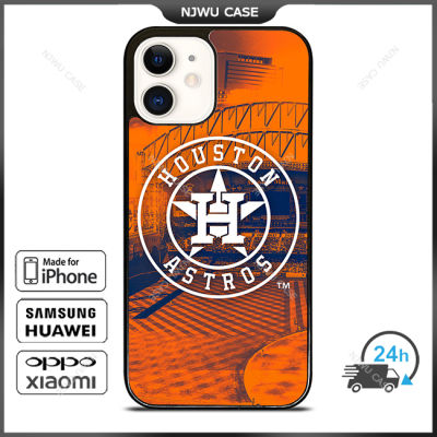 Houston Astros Phone Case for iPhone 14 Pro Max / iPhone 13 Pro Max / iPhone 12 Pro Max / XS Max / Samsung Galaxy Note 10 Plus / S22 Ultra / S21 Plus Anti-fall Protective Case Cover