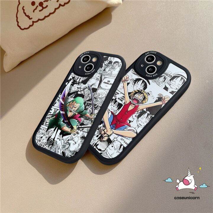 shuohaa166-เคสโทรศัพท์มือถือ-tpu-นิ่ม-ลายการ์ตูนอนิเมะ-one-piece-luffy-sauron-สําหรับ-iphone-11-xr-13-12-14-pro-max-7-8-plus-6-6s-plus-14-plus-x-xs-max-se-2020