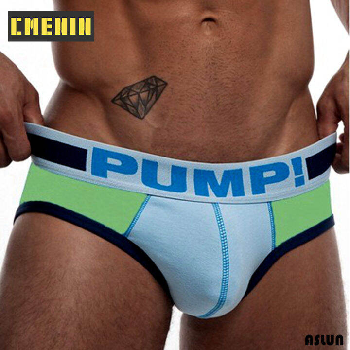 cmenin-official-store-brief-for-men-1-pieces-pumpสั้นสำหรับผู้ชาย-1-ชิ้น-pump-เอวต่ำผ้าไหมน้ำแข็งชุดชั้นในเซ็กซี่ผู้ชายกางเกงจ็อกสแตรปเอวต่ำผู้ชายกางเกงบิกินี่ชายกางเกง-splice-บุรุษชั้นใน-h69