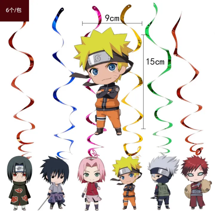 Betterservice Ninja Naruto chủ đề sinh nhật bé trai trang trí tiệc ...
