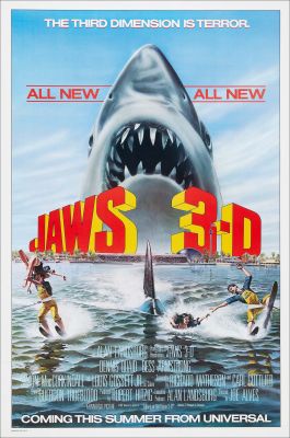 โปสเตอร์ หนัง จอว์ส Jaws Poster โปสเตอร์วินเทจ แต่งห้อง แต่งร้าน ภาพติดผนัง ภาพพิมพ์ ของแต่งบ้าน ร้านคนไทย 77Poster