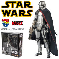 งานแท้ 100% Medicom Toy Mafex No 028 จากหนัง Star Wars The Force Awakens VII สตาร์ วอร์ส เอพพิโซด 7 อุบัติการณ์แห่งพลัง Captain Phasma Fazuma กัปตันฟาสมา Ver Figma Genuine from japan ฟิกม่า โมเดล ตุ๊กตา อนิเมะ ของขวัญ Anime Model Doll amiami Hobby Gift