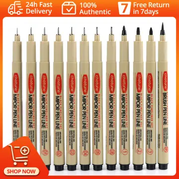 9 color hook line pens set needle tube pen comic pen for art