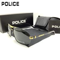 POLICE Mens Polarized Sunglasses UV400 Luxury Driving Sun Glasses For Men Women Brand Designer Vintage Anti-Glare Sunglasses Cycling Sunglasses