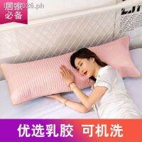 ready stock๑✸✺Double long pillowcase plus pillow core couples couple 1.5 meters 1.8 bed backrest