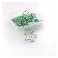 Star on Christmas Tree Shaped Paper Clips Cute Planner Clips Paperclips Paper Clips Decorative Paperclip Stationery Clips