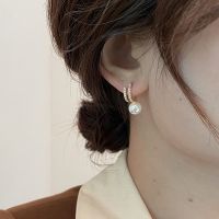 Vivienne Westwood Pearl Earrings for Women Autumn and Winter Unique Earrings 2023 New Niche Design Light Luxurious Temperament Earrings for Women with High-Quality