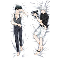 Tokyo Ghoul Hugging Body Pillow Case Anime Kaneki Ken Dakimakura Otaku Waifu Pillowcase Custom Cosplay Cover DIY Cushion