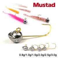 2021 Mustad TheTime 3-6p/Pack AJING Soft Lure Rockfish Fishing Hooks 0.8g-3.5g Finesse Jig Head Hook For Ultralight AJING Worm