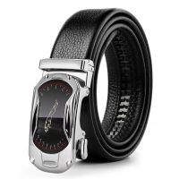 Men Plus Large Long Size 130 140 150 160 170 cm Leather Belt Metal Alloy Automatic Buckle Brand Luxury Design Waist Belts Straps Belts