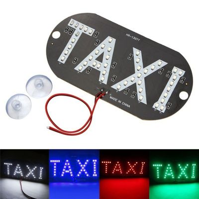 AUDIENC 1pc Visual Arts Vehicles LED Light Taxi Light Lamp Taxi Cab Car Windscreen Sign Auto Indicator Lamp