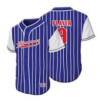 wholesale Fashion casual Striped letter baseball uniform Team customization baseball wear jerseys