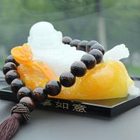 【CW】Wood Buddha Beads Car Rearview Mirror Hanging Pendant Interior Decoration Ornament Car Accessories