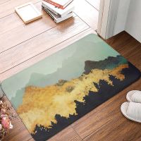 【cw】 Anti Painting golden Landscape Bedroom Room Doormat